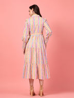 Long Sleeve Cotton Maxi Dress